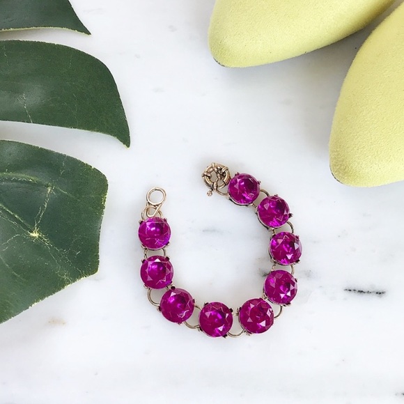 Magenta link bracelet NWT - Picture 3 of 7